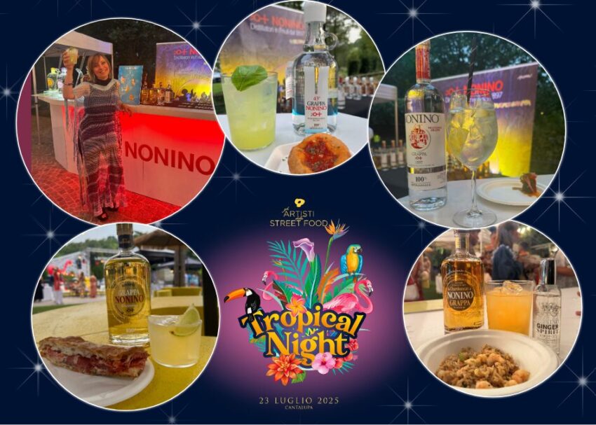 i Grappa cocktail Nonino protagonisti a "Gli Artisti dello Street Food 2025"